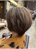 白髪ぼかしハイライト