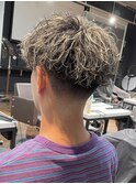 ハイライト ツイスパマッシュ テーパーフェード