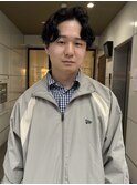 men's/無造作メンズショートニュアンスパーマカジュアルスタイル