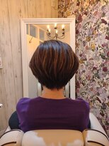 リトルスマイリー 鵠沼海岸店(Little Smiley)&nbsp;つやつや大人ハイライトショートヘア/鵠沼海岸/藤沢/40代/50代