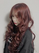 リングケー(Ling K) ブリーチなしWカラー×バイオレット