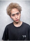 スパイキーアップバングショート