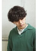MEN’S HAIR/ブルーブラック/フェザーパーマ/渋谷ア