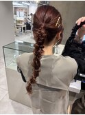 【大宮】結婚式×編みおろしアレンジ