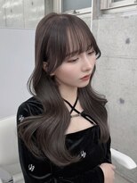 フォンズ(FONS)&nbsp;透明感グレージュカラー/艶カラー/韓国ヘア/ロングレイヤー/学割