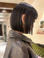 ビュートリアム265(BEAUTRIUM 265) ★切りっぱなしボブ/モーブブラウン/ワンレングスボブ/銀座20代