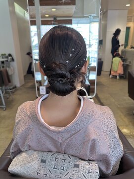 ピエドプールポッシュ(PiED DE POULE POCHE) カチモリ × 銀箔