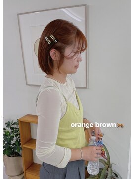 ウィットサークル(wit circle) オレンジブラウンカラー