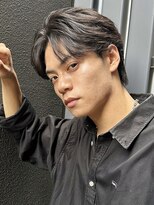 トルネード(TORNADO) センターパート×毛流れパーマ ha1019