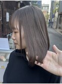 シアーグレージュ/ダブルカラー/髪質改善