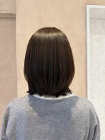 オン キャナルシティ博多前店(on) 【中里恵梨】チョコレートブラウン/レイヤーボブ/ケアカラー