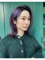 アルネ(arne)&nbsp;ダブルカラーラベンダーくびれヘア