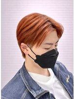 ヘアスタジオ ロメオ(hair studio Romeo)&nbsp;ブリーチ1回で作れるオレンジカラー