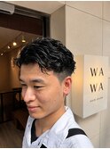 ツヤ感で差がつく大人のウェットパーマ