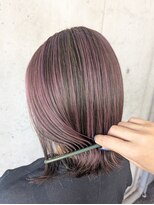 ロペヘアリッシェル(LOPE hair Richel)&nbsp;【LOPEhairRichel】【ブロッサム＆アンバー】くすみピンクボブ♪