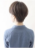 ひし形ショートボブ/大人ショートヘア/40代/50代/60代/表参道