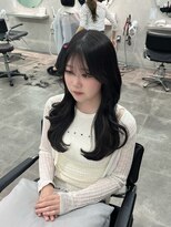 ジーニー 千葉(GENiE)&nbsp;韓国くびれ巻き/ダークグレージュ/顔周り/2wayバング/山本うらら