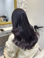 ネウィ 川崎(newi)&nbsp;大人可愛い20代30代/ブリーチなしダブルカラーバイオレット