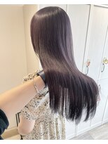 ルイス 宝塚(Luis)&nbsp;坂本ブラックパープル艶感ストレートロング