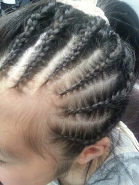 スリーピース(3piece) コーンロウ