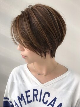 ヘアーアンドスパ フェリーチェ ミチ 野田屋町店(HAIR&SPA felice MICHI) 大人くびれショート