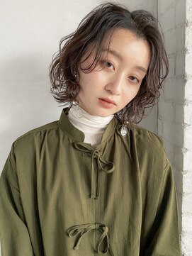 ベルビアンカ(Belle BIANCA) Belle BIANCA ヌーディーカラーラフウェーブパーマ　by.Yukiho