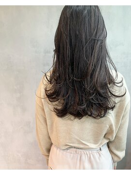 キチ(kichi.) [kichi.] レイヤーロング×くすみブラウン