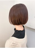 おさまりボブ★切りっぱなしミニボブ