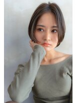 オースティン 流山おおたかの森(AUSTIN)&nbsp;大人かわいい前髪セシルカットココアブラウンフリンジウェーブ