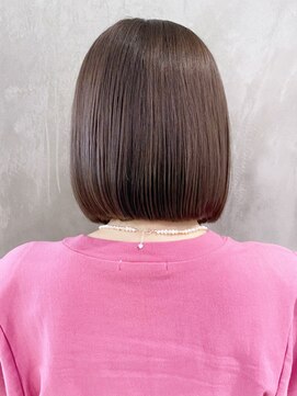 アイティーバイアルバム 下北沢店(IT by ALBUM) ブラウンボブ_ショコラベージュボブルフベビーバング_ba344981