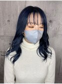 ネイビーブルー/髪質改善エステトリートメント