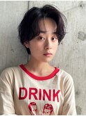 大人かわいいハンサムショートマッシュ似合わせカット前髪パーマ