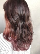ゼル 郡山駅前(ZELE) ピンクグラデーションが差をつけるセミロング♪