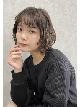 リアイス(Re:ICE) ショートレイヤーボブくせ毛風ルーズゆるパーマ