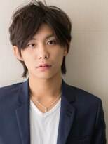 トニーアンドガイ メン 与野駅前店(TONI&GUY MEN)&nbsp;長め前髪とでマットブラウンで軽さを！ウルフショートd与野