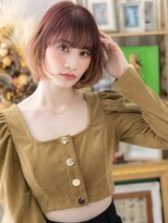 カバーヘア ブリス 戸田公園西口店(COVER HAIR bliss)&nbsp;バイカラー外国人風切りっぱなしボブh2戸田公園10代20代30代