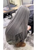 【ダブルカラー】【バレイヤージュ】シルバーカラー