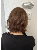 ムード(mood)&nbsp;柔らかと透明感のあるボブ【透明感アッシュブラウン】