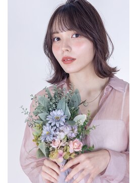 ブリング バイ スノードロップ 吉祥寺(BRING by Snowdrop) 黒髪/グレーベージュ/レイヤーロング/前髪パーマ/吉祥寺