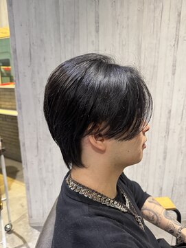 アクシー ヘアーアンドメイク(AXY HAIR&MAKE) マッシュコンマヘアツーブロックツイストパーマスパイラルパーマ