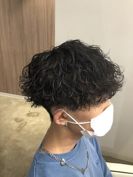 オーシャントーキョー(OCEAN TOKYO) メンズパーマツイスパ波巻きスパイラルマッシュセンターパート