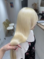 ペレ 渋谷(PELE)&nbsp;h_ デザインカラー/レイヤーカット/ウェットヘア/オリーブベージ