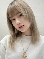 サンド クリア 横浜本店(sand clear)&nbsp;ボブディオリーブベージュ髪質改善縮毛矯正フェイスレイヤー