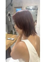 マハナ(Mahana by hair)&nbsp;20代30代40代ブリーチハイライト大人カラー白髪ぼかしスタイル