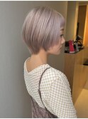 ラベンダーアッシュボブ