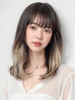 フランズ いわき(FLUNS) インナーカラー/韓国風/ミディアムレイヤー