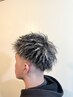 【OPEN記念】カット＋シェービング＋ホワイトメッシュカラー　￥17,000