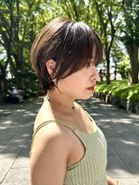 ロンドエニカ 大宮(Lond enika)&nbsp;イメチェン外ハネボブ美髪ワイドバングレイヤーショート/大宮