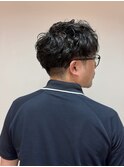 シャドーパーマ/ツイスト/スパイラル/メンズ/大人/パパ