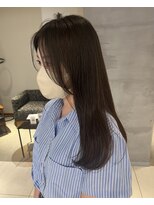 エミュ 伏見 国際センター(emu) アッシュブラウン/透明感カラー/髪質改善カラー/艶髪